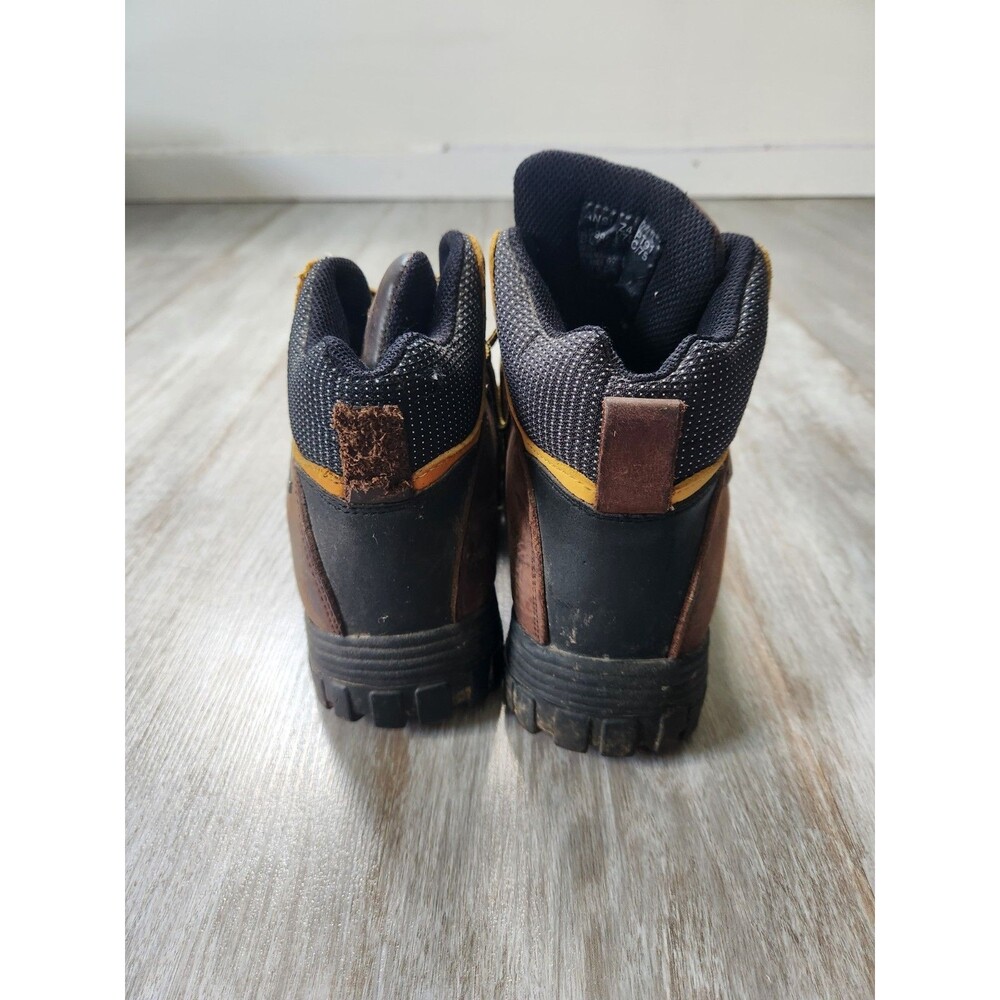 Brahma Blaze Steel Toe Work Boots Brown Leather Lace Up Safety Womens Sz 8 GUC - Picture 5 of 11